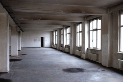 Interior of empty corridor