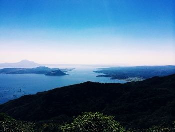 Scenic view of mountains