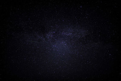 Star field against sky at night