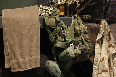 High angle view of papers for sale