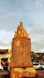 Historic building against sky in city