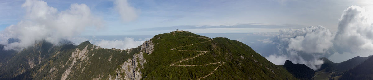 Panoramic view of landscape against sky