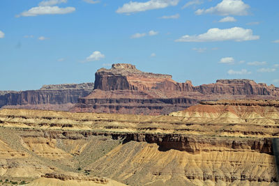 Rock formations in desert