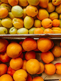 Full frame shot of lemons