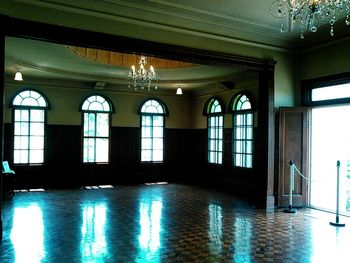 Interior of building