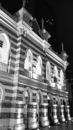 Low angle view of historic building