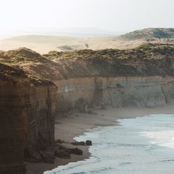 Scenic view of mountain against sky