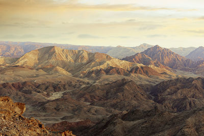 Mars like landscape, shlomo mountain, eilat israel