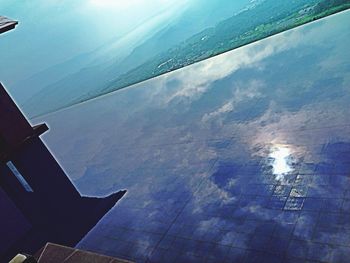 Aerial view of city