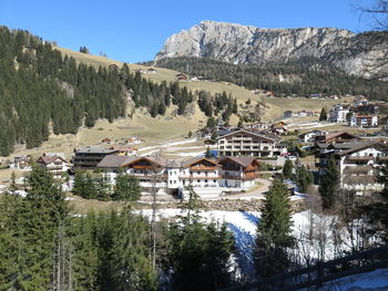 Scenic view of buildings in city against sky