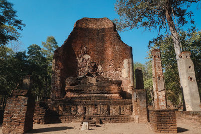 Old temple against sky