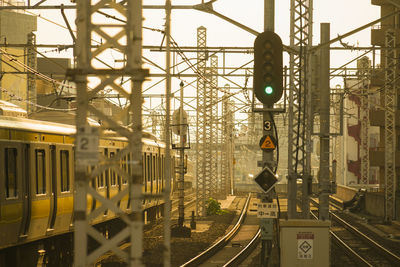 Railroad station platform