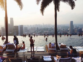 View of infinity pool