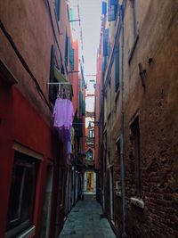 Alley amidst buildings