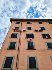 Low angle view of building against sky