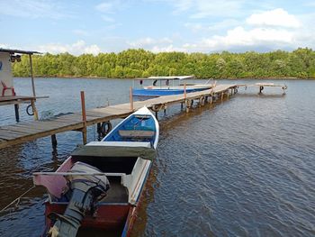 Scenic view of river against sky