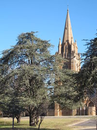 View of cathedral against clear sky