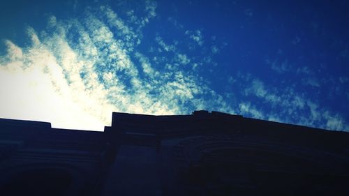 Low angle view of building against sky