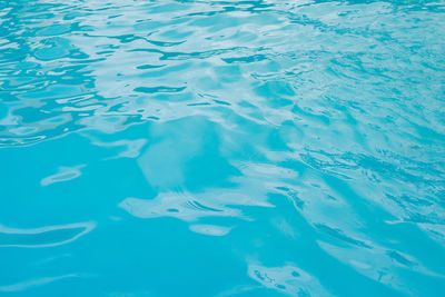 High angle view of swimming pool