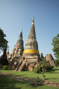 Exterior of wat yai chai mongkhon temple