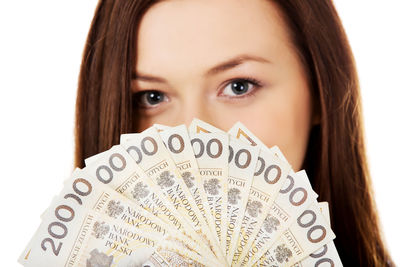 Portrait of a beautiful young woman