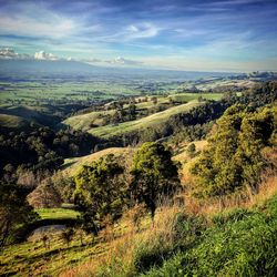 Scenic view of landscape against sky