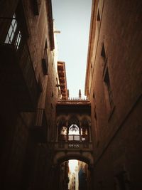 Low angle view of historical building