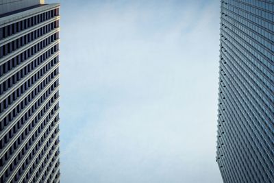 Low angle view of buildings against sky