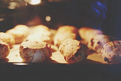 Close-up of served food