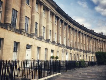 Low angle view of building against sky