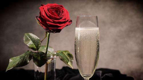 Close-up of drink on table