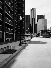 Modern skyscrapers in city against sky