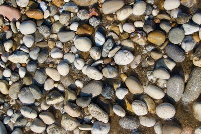 Full frame shot of stones