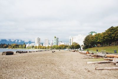 Panoramic view of city against sky