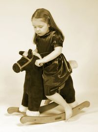 Full length of boy wearing hat