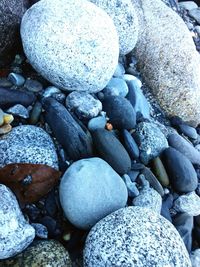 Pebbles on stones