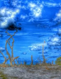 Scenic view of cloudy sky