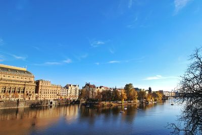 River with buildings in background