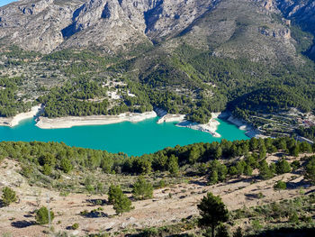 Views from guadalest castle, alicante, spain