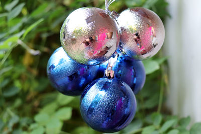 Close-up of christmas decoration