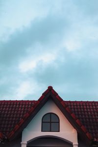 Low angle view of building against sky