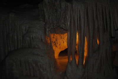 Close-up of cave