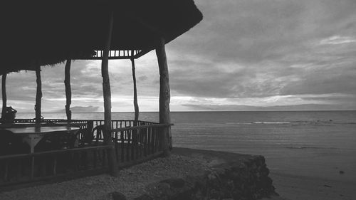 Scenic view of calm sea against sky