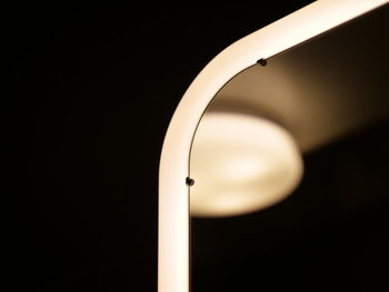 Low angle view of illuminated street light