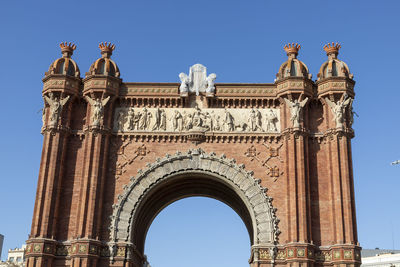 Low angle view of historical building