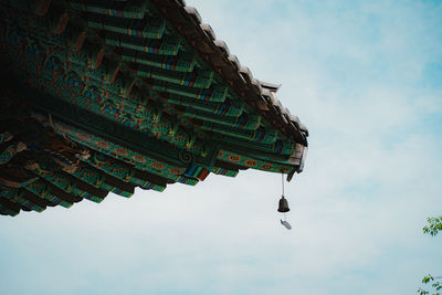 Low angle view of building against sky