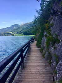 Scenic view of lake