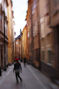 City street in city