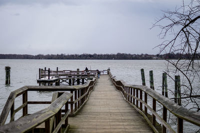 View of the potomac river in november 