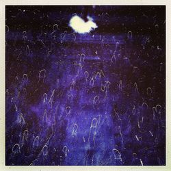 Full frame shot of illuminated lights